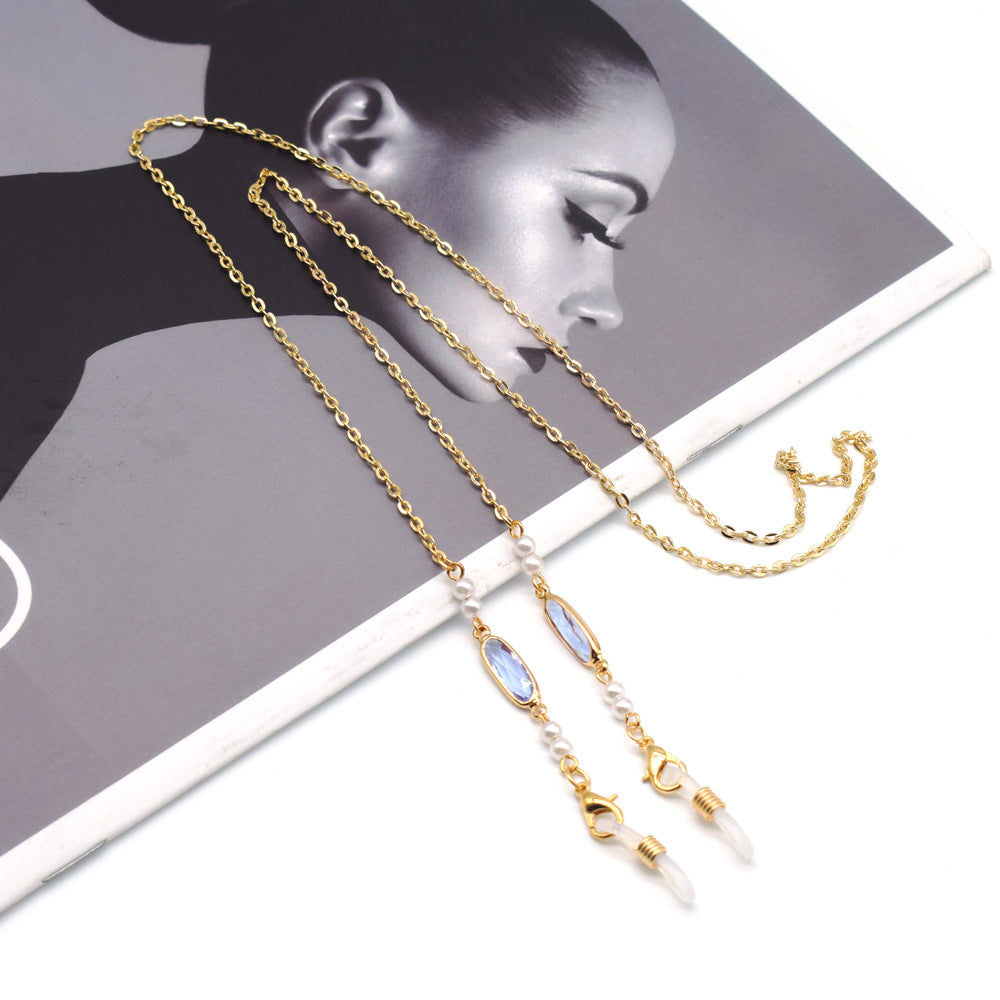 Elegant Eyewear Chain with Decorative Accents Stornfield