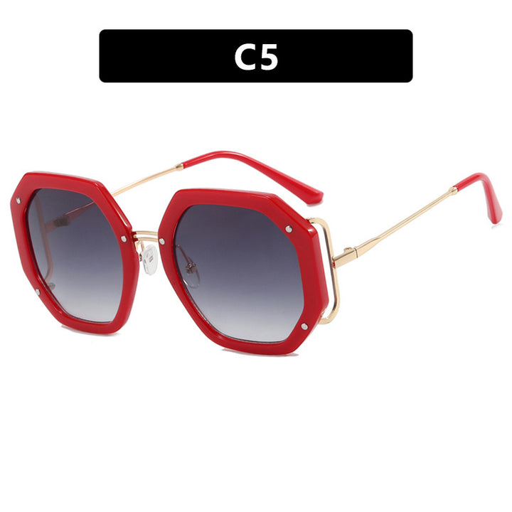 Ladies stylish octagonal sunglasses with UV protection and elegant frame Stornfield