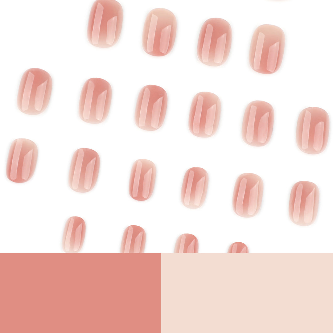 Artificial gel nails with elegant high-gloss finish Stornfield