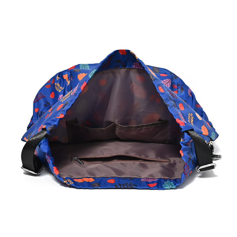 Drawstring Elephant Print Backpack Stornfield