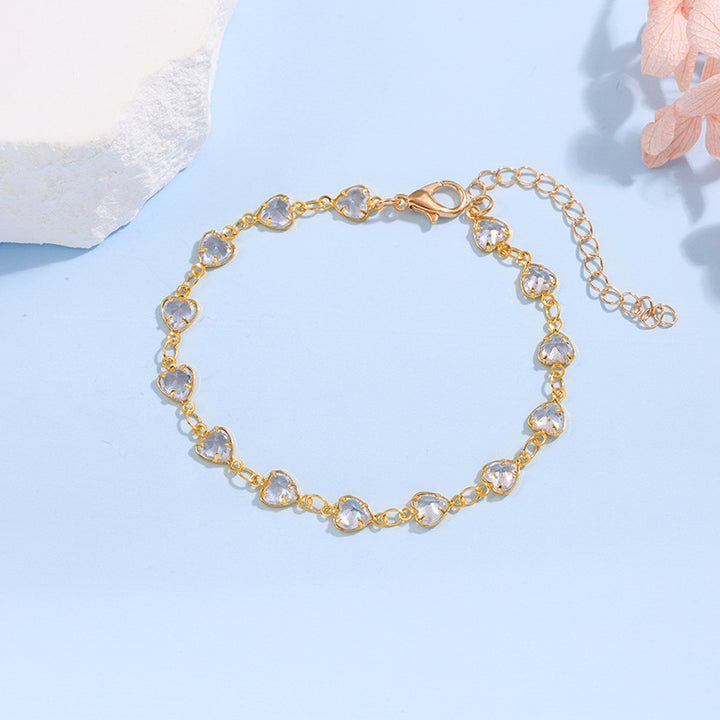 Elegant Glass Chain Bracelet Stornfield