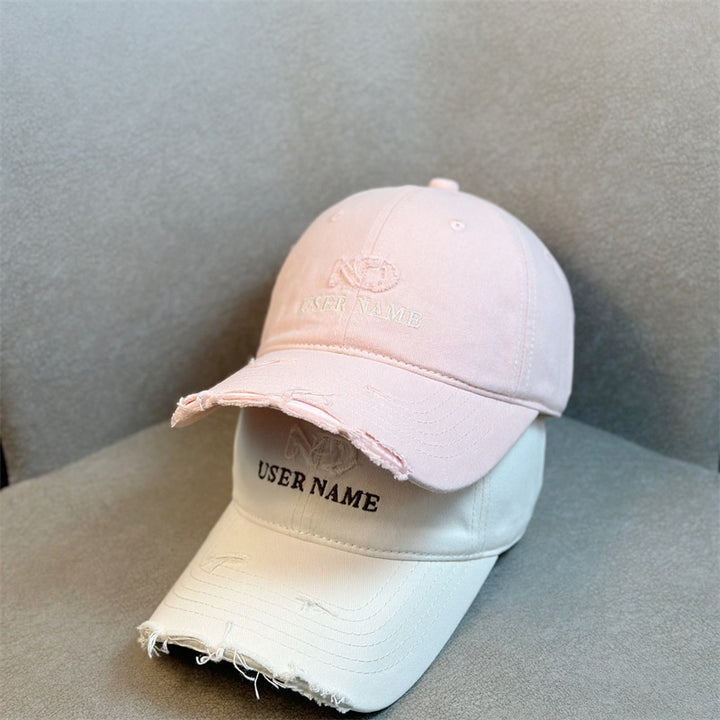 Women's Distressed Casual Adjustable Baseball Cap Stornfield