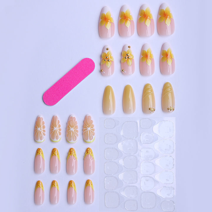 Artificial nails with playful fruit design Stornfield