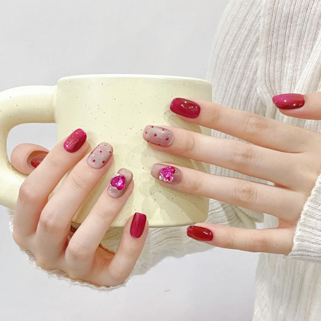 Stylish Decorative Press-On Nail Set