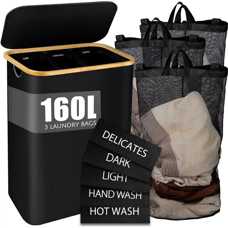 Laundry basket with compartments Stornfield