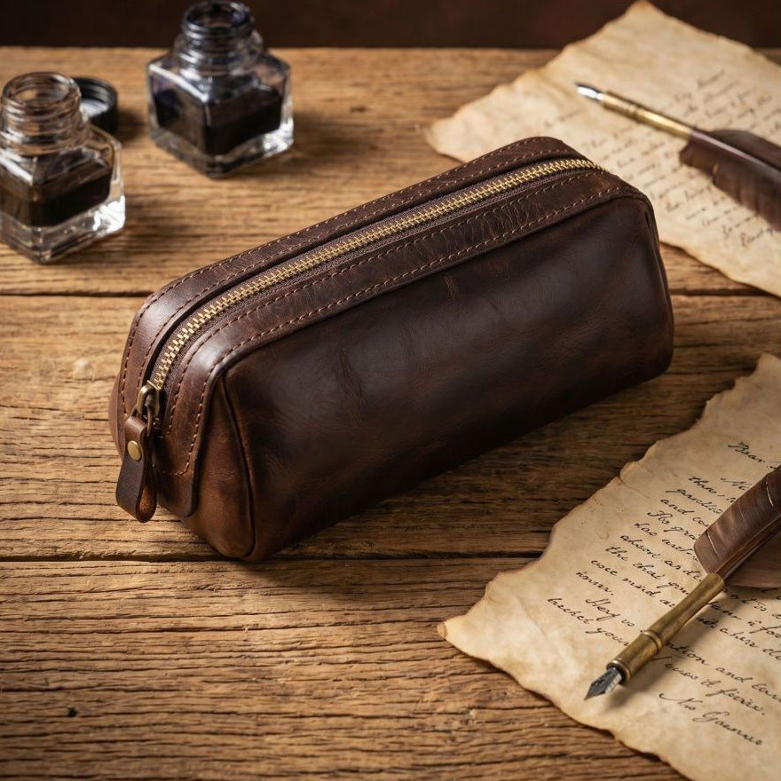 Leather Pencil Case