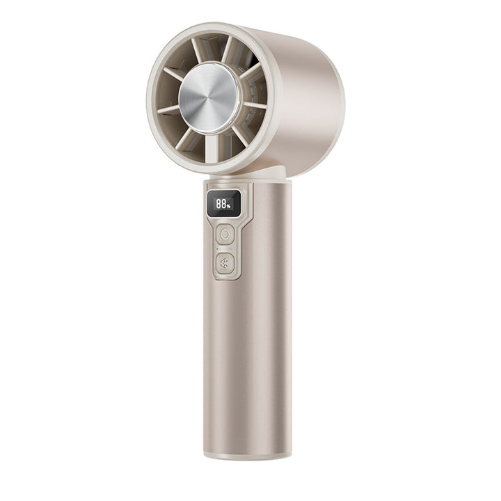 Women's portable handheld fan with digital temperature display Stornfield