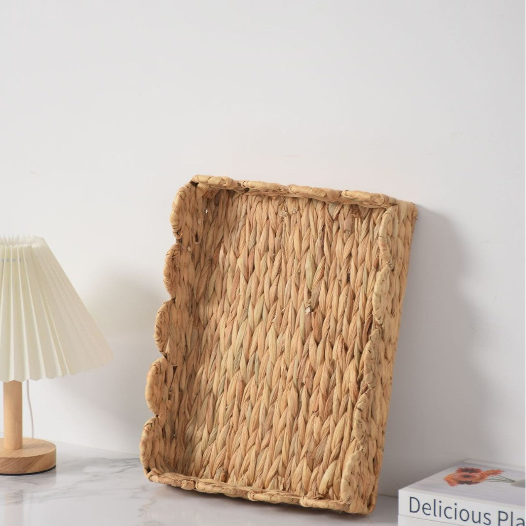 Handcrafted Woven Serving Tray Stornfield