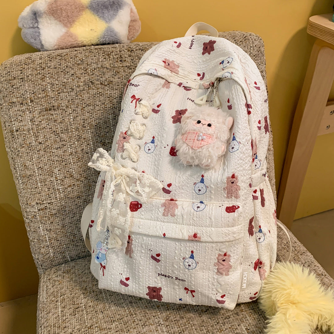 Cute Character Design Embellished Backpack Stornfield