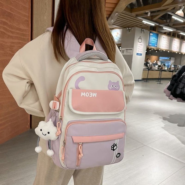 Fun Cat-Themed School Backpack Stornfield