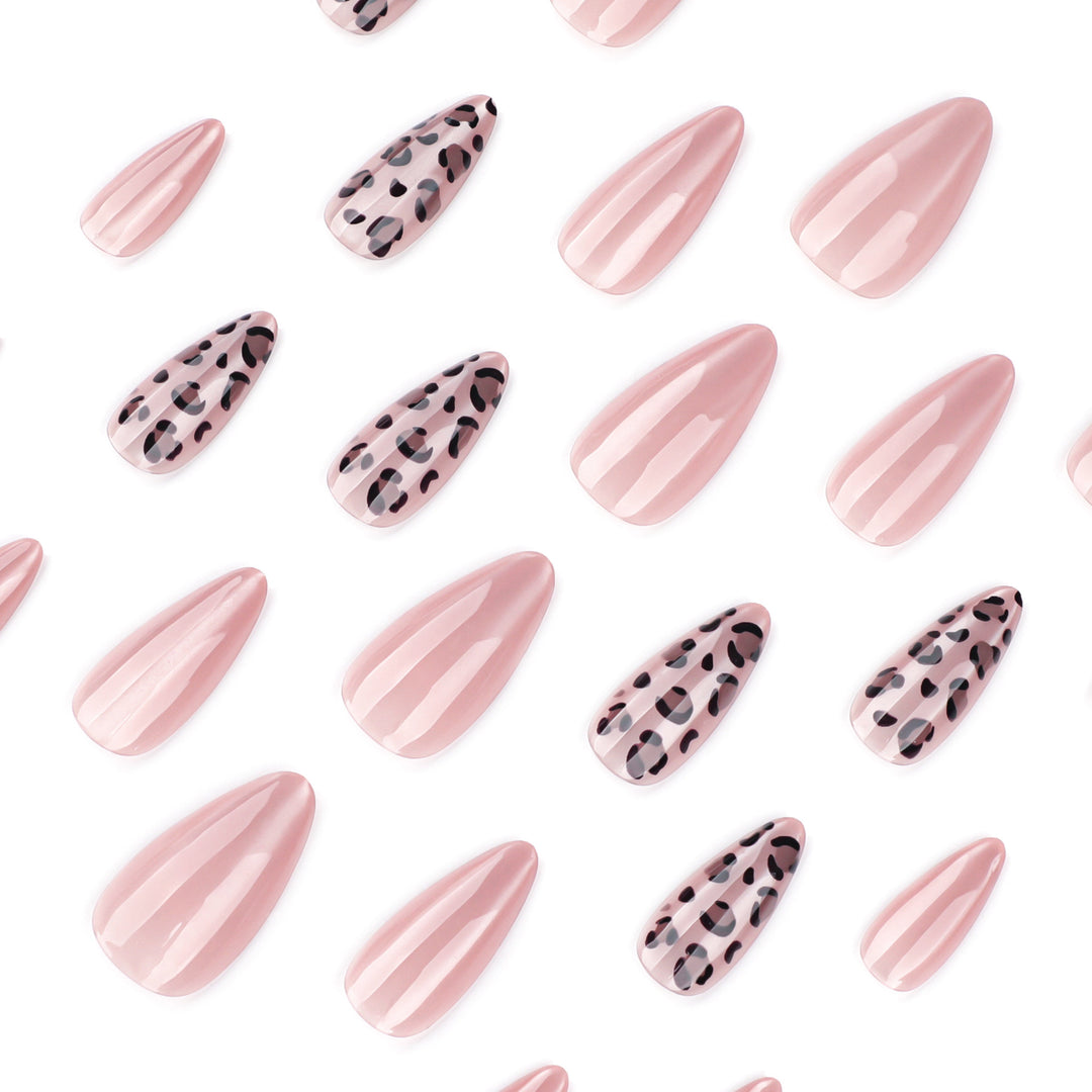 Elegant Stiletto Nail Extensions with Leopard Print Stornfield