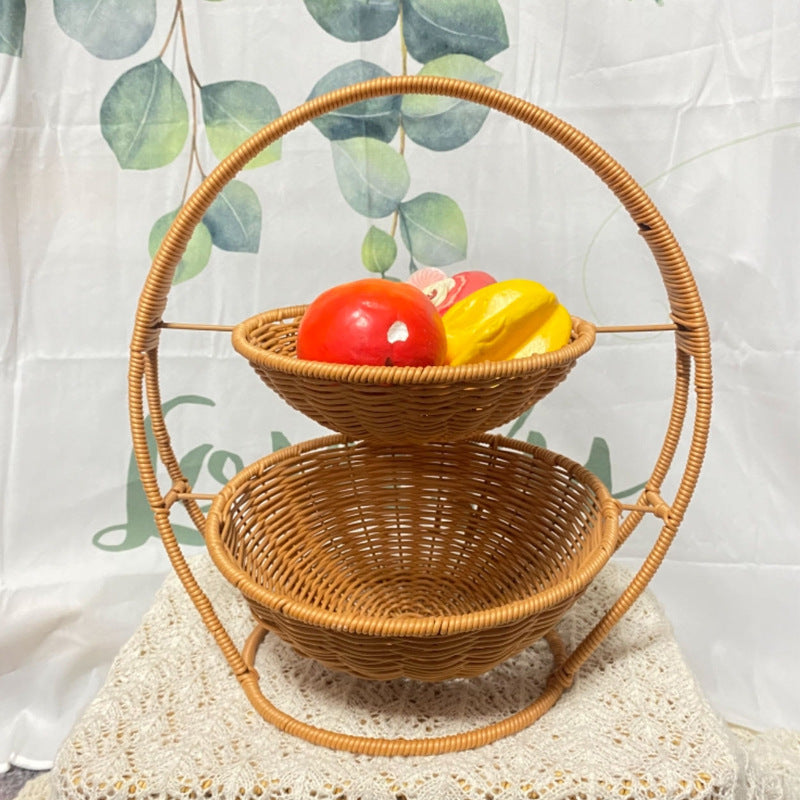 Ladies wickerware with two levels Stornfield