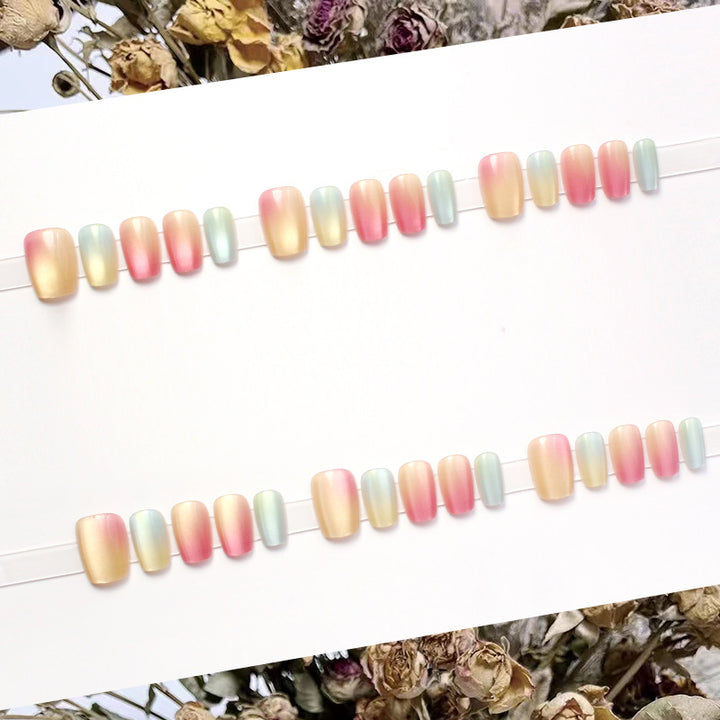 Ombre Effect Press-On Nail Set Stornfield