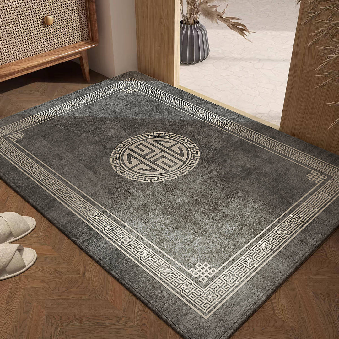 Elegant Geometric Design Area Rug