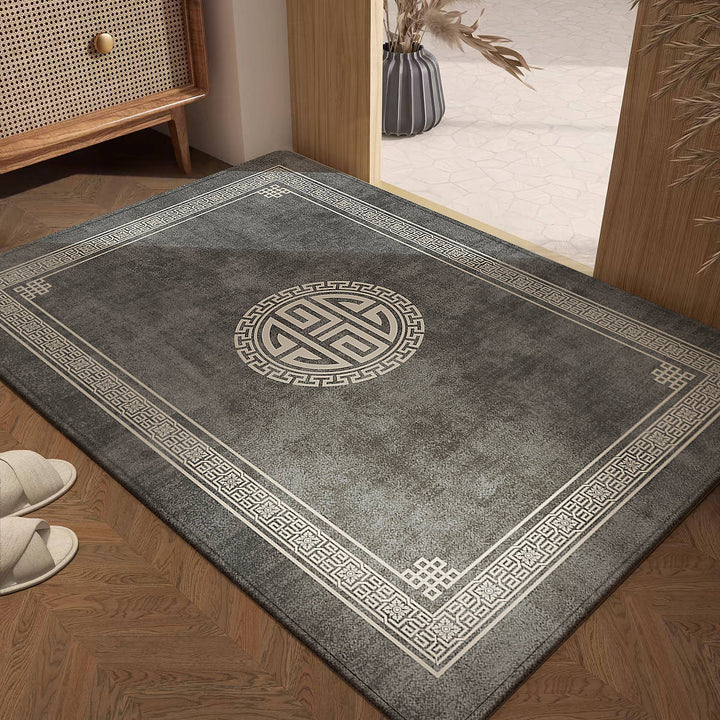 Elegant Geometric Design Area Rug