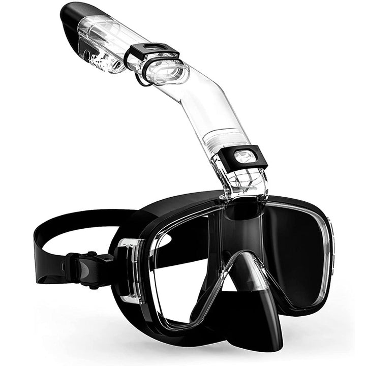 Snorkel mask with integrated swimming goggles Stornfield