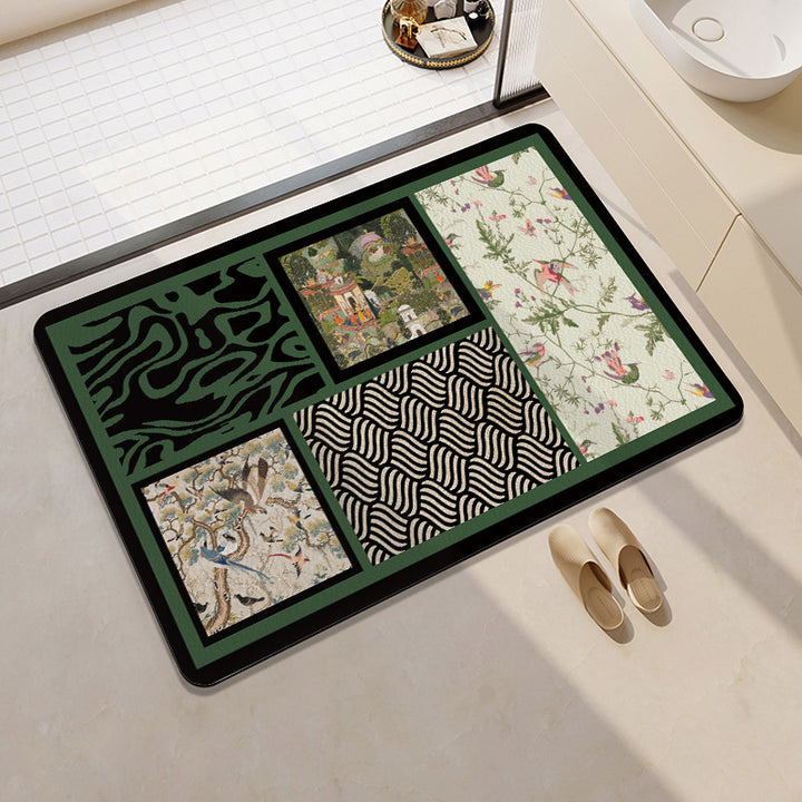 Playful Fruit-Themed Bath Mat Stornfield