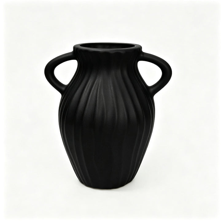 Textured Ribbed Decorative Vase Stornfeild