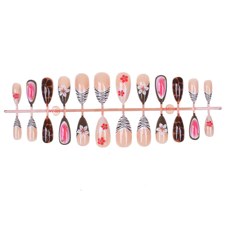 Decorative Floral Press-On Nail Set Stornfield 1787294384