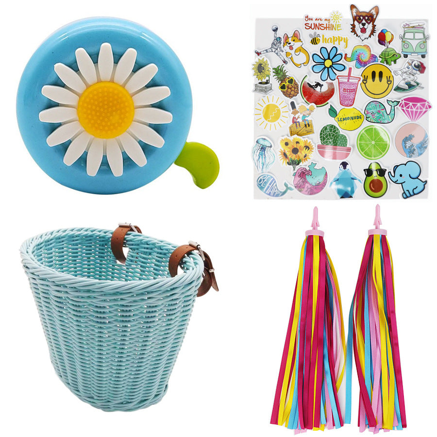 Decorative Woven Bike Basket Stornfield