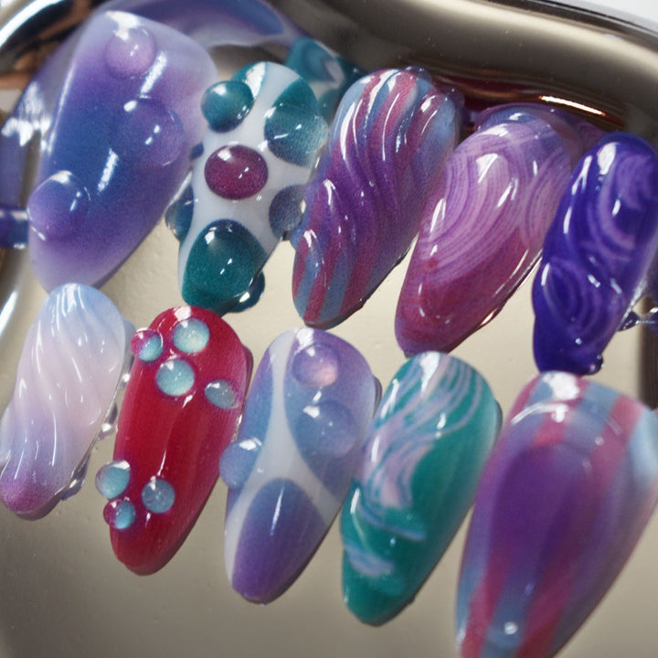 Artistic 3D Nail Design Stornfield