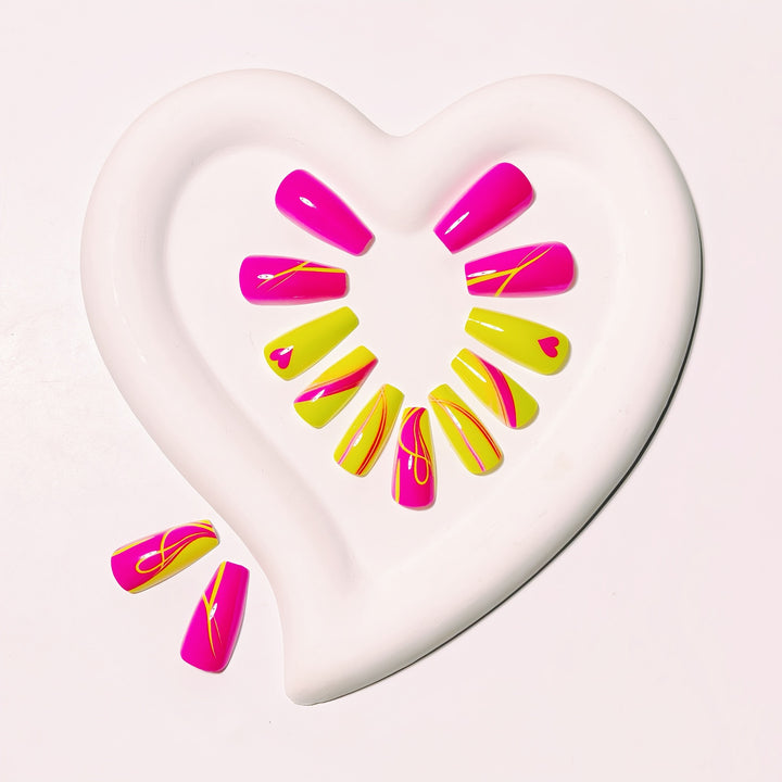 Creative Neon Nail Art Stornfield