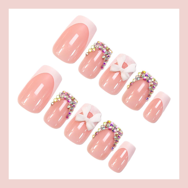 Artificial Nail Set with Glamorous Embellishments Stornfield