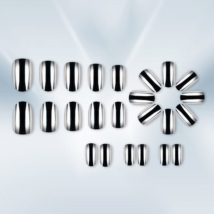 Metallic Finish Nail Art Stornfield