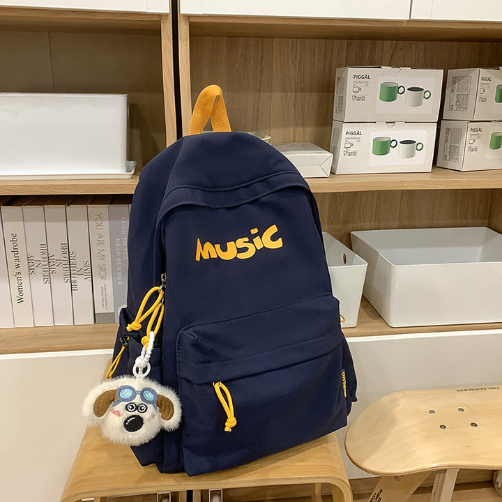 Casual Music-Themed Backpack Stornfield