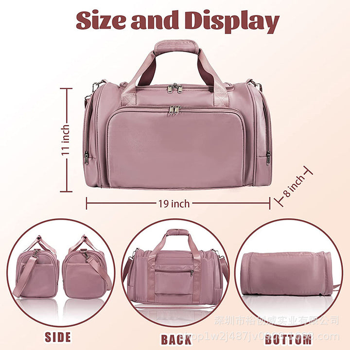 Multi-Purpose Travel Gym Duffel Bag with Shoe Compartment Stornfield
