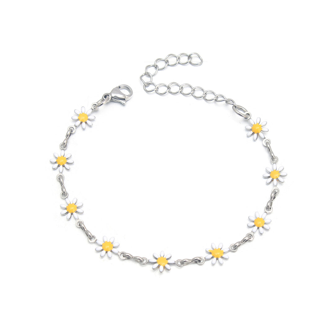 Floral Charm Chain Anklet Stornfield