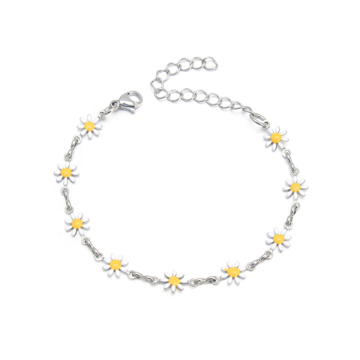 Floral Charm Chain Anklet Stornfield
