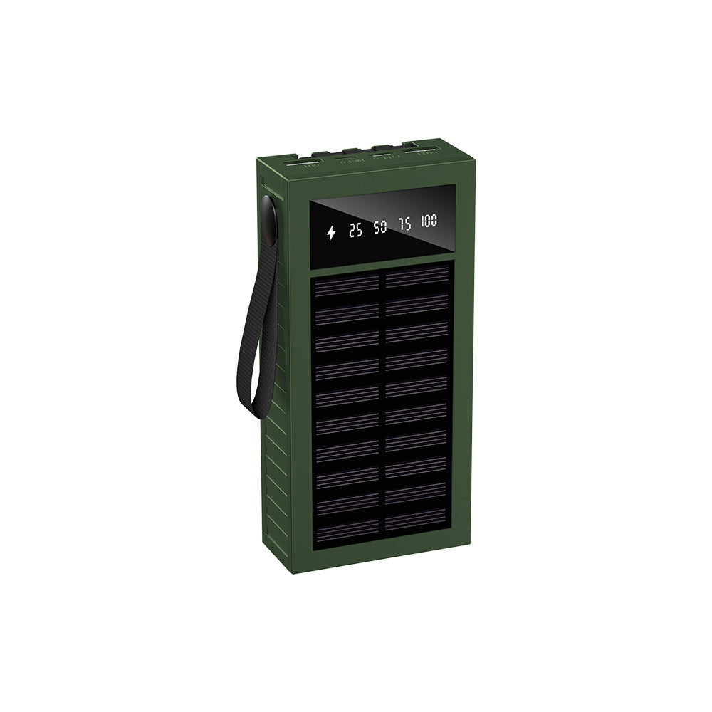 Portable Solar Power Bank with Multifunctional Charging Indicator Stornfield