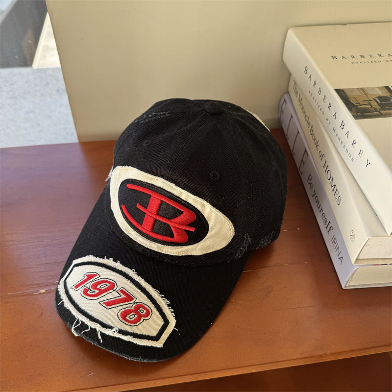 Men's Distressed Vintage Graphic Baseball Cap Stornfield