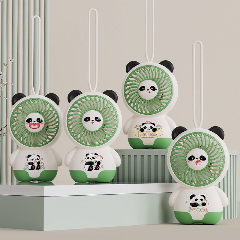 Women's Portable Hand Fan in Cute Panda Design Stornfield