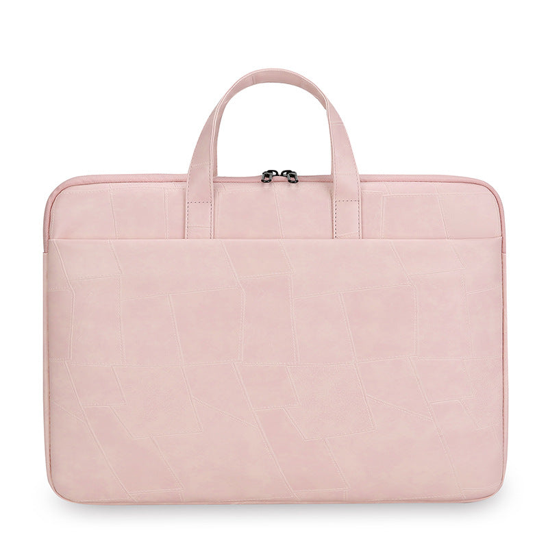 Premium Patchwork Leather Laptop Bag Stornfield
