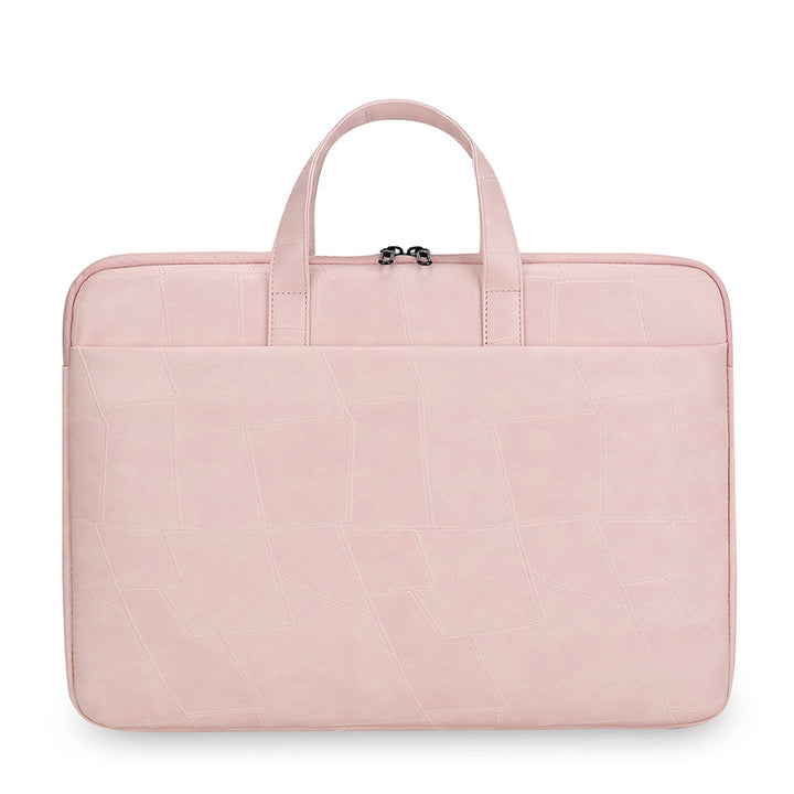 Premium Patchwork Leather Laptop Bag Stornfield