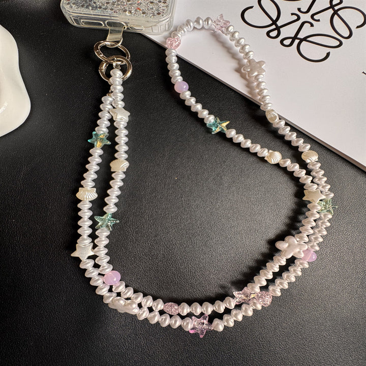 Elegant Pearl Beaded Eyewear Holder Stornfield