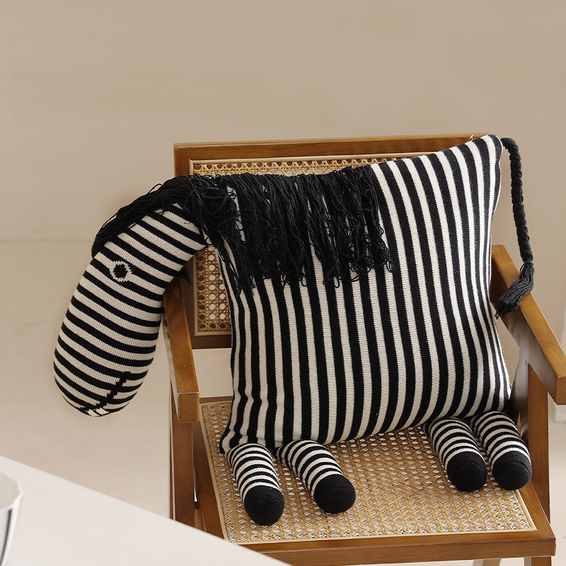 Luxurious pillow set with breathable microfiber filling and removable cover
