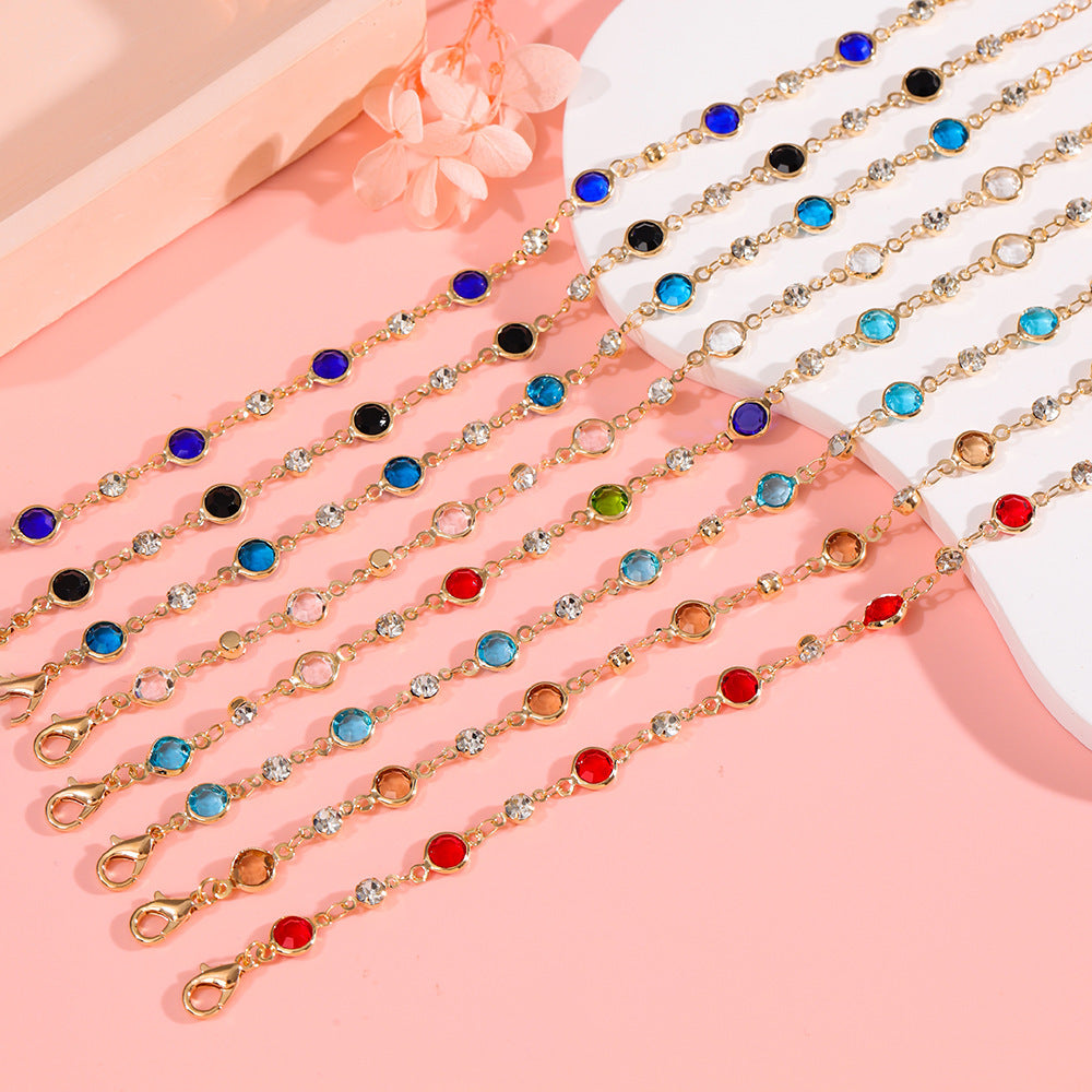 Elegant Crystal Adorned Bracelet Stornfield