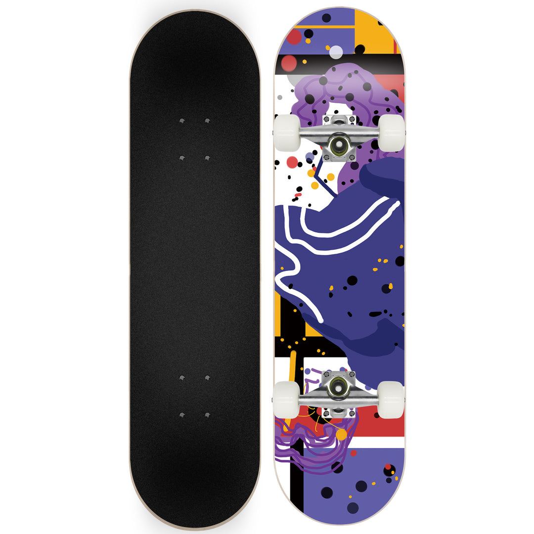 Skateboard with Galaxy Design Stornfield