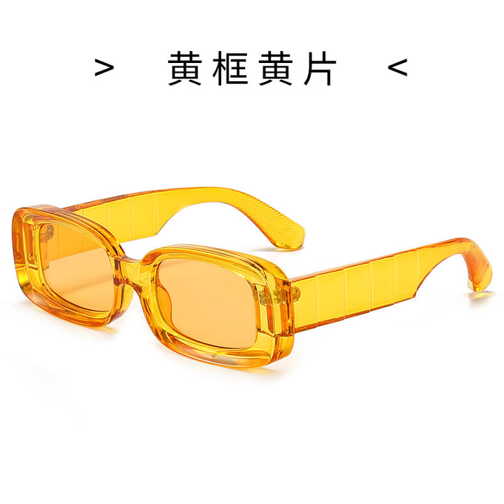 Women's Square Sunglasses with Transparent Frame Stornfield