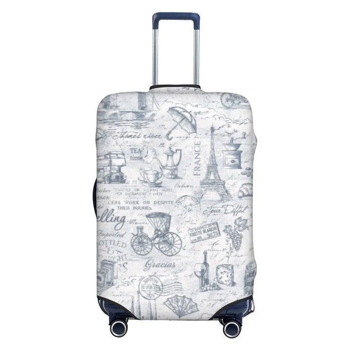 Unisex stretch suitcase cover with elastic fabric, zipper opening and cute pattern Stornfield