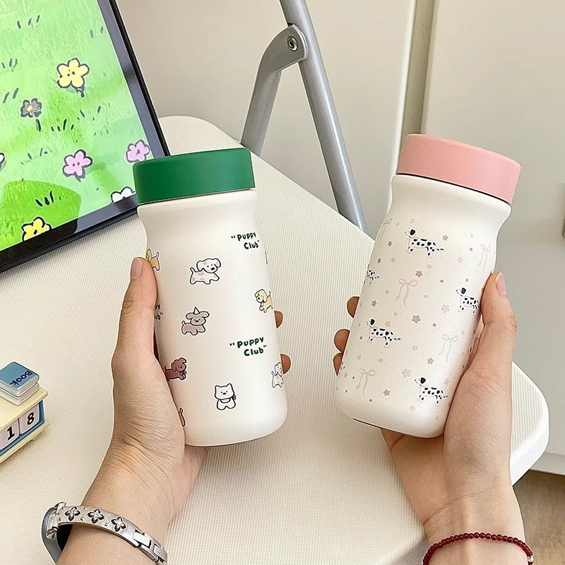 Ladies Insulated Water Bottle with Cute Dog Motif Stornfield