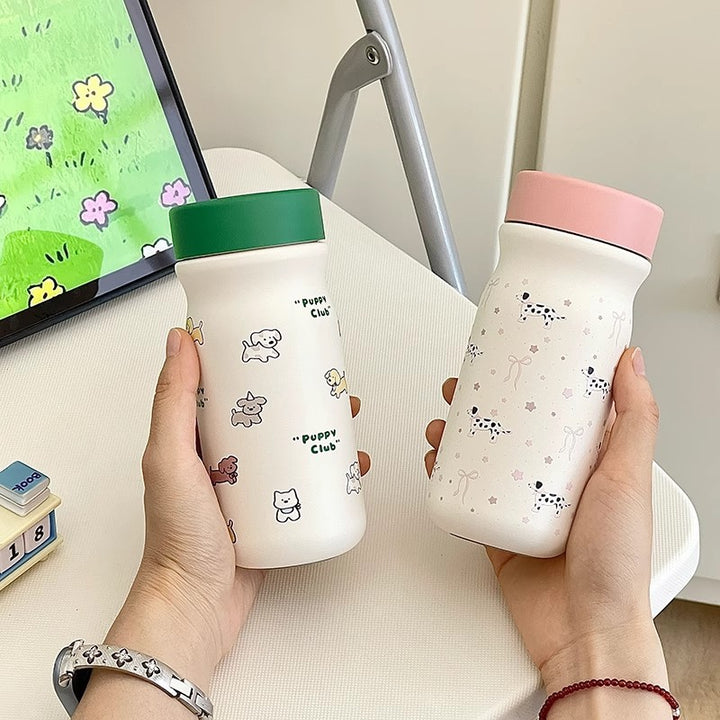 Ladies Insulated Water Bottle with Cute Dog Motif Stornfield