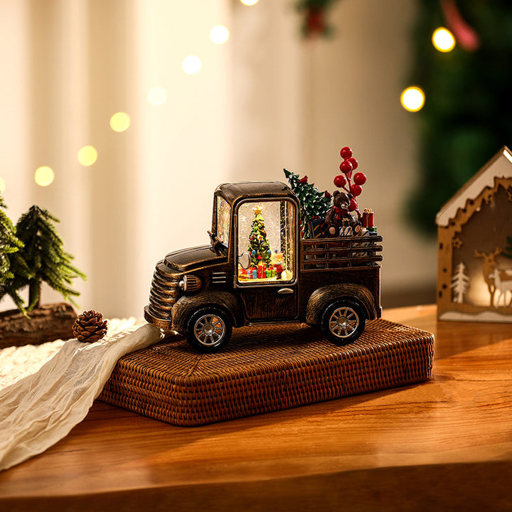 Decorative truck model with Christmas lighting Stornfield