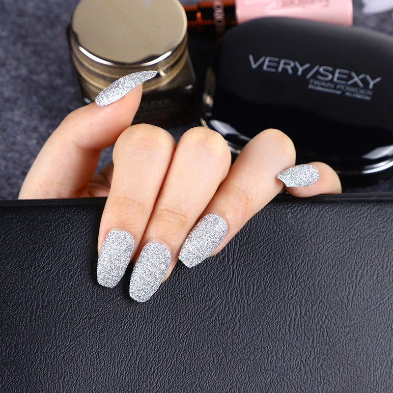 Glittering artificial nails in modern design Stornfield