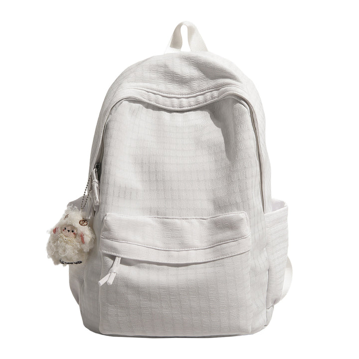 Checkered Patterned Multi-Pocket Backpack Stornfield