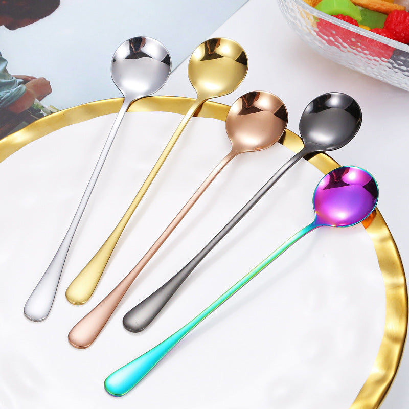 Elegant teaspoon with polished gold surface Stornfield