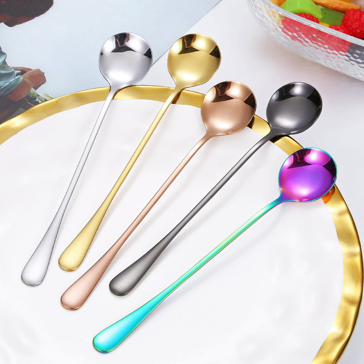 Elegant teaspoon with polished gold surface Stornfield